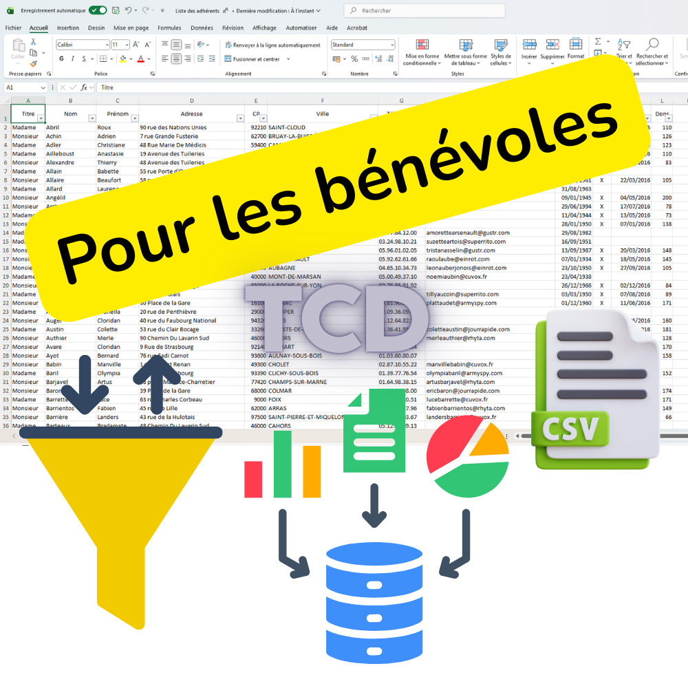 Excel - Gérer et analyser les données