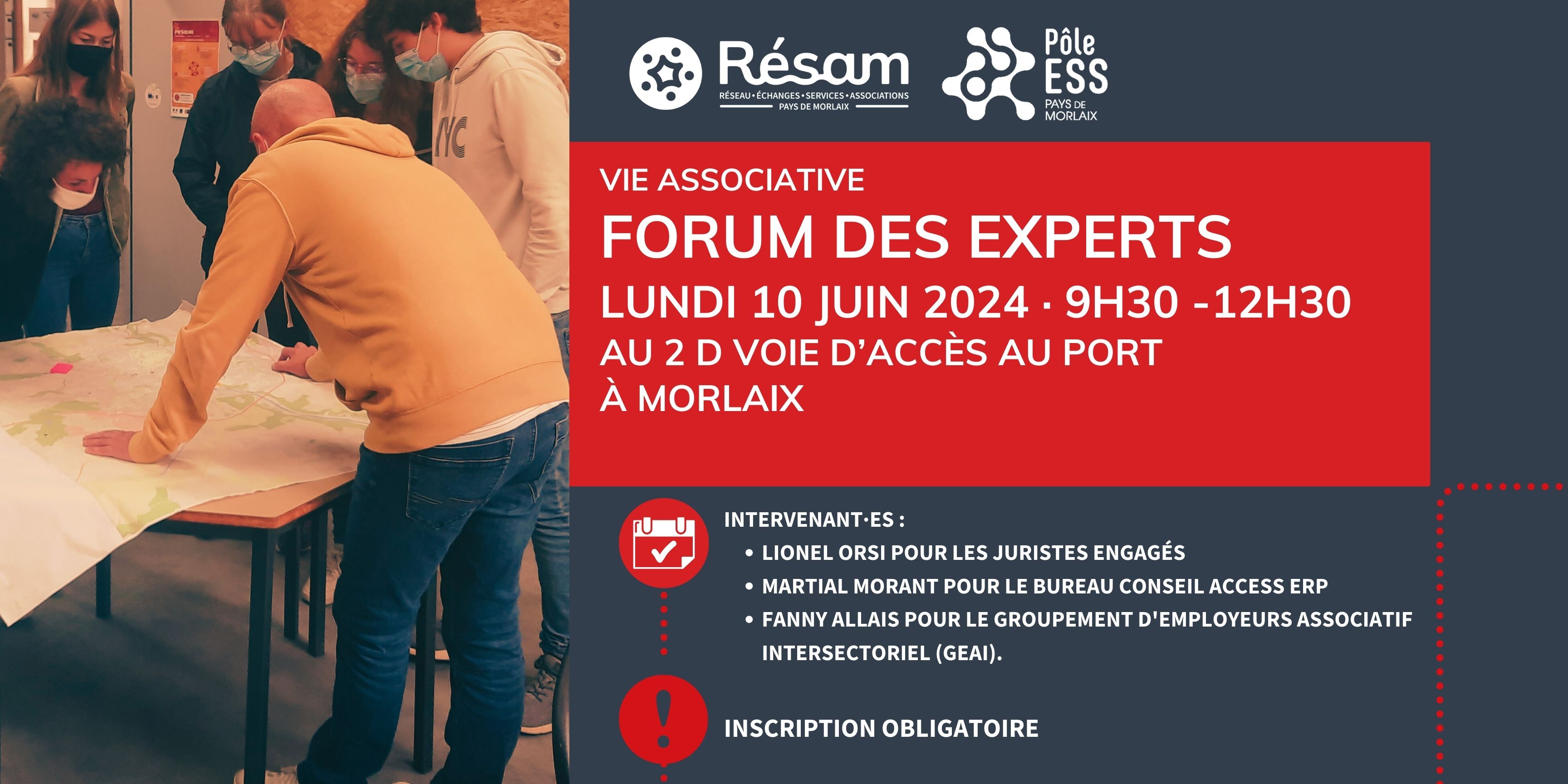 Forum des experts - 10 juin à Morlaix