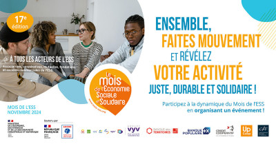 Novembre 2024 : organisez un événement pour le Mois de l'ESS