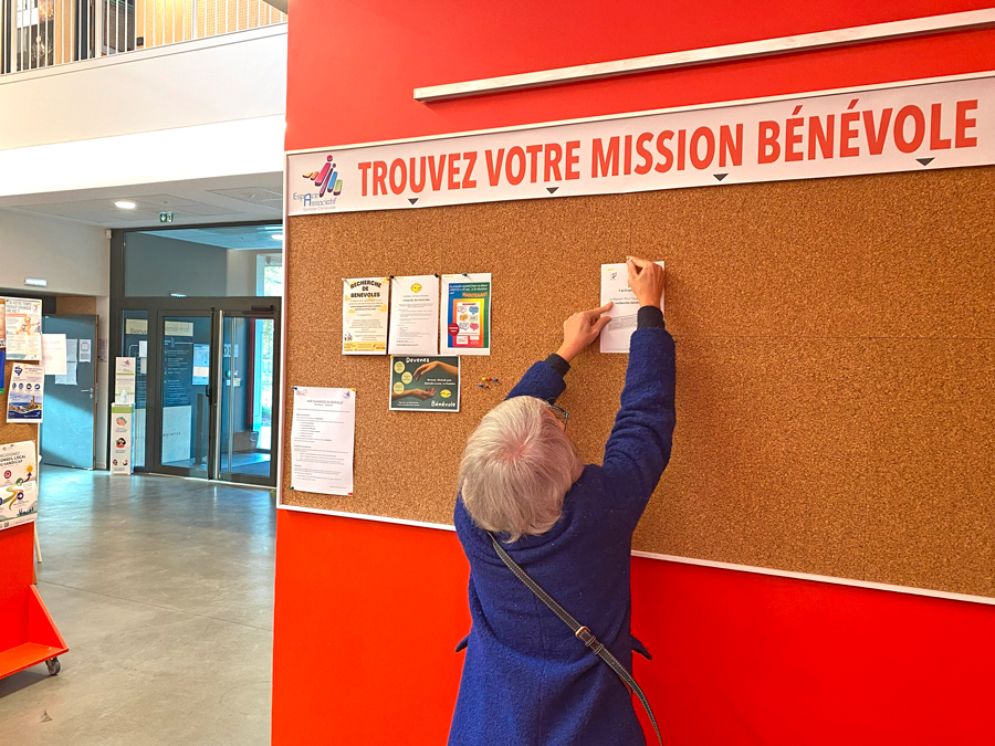 Le mur du bénévolat